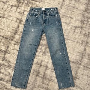 Pistola sz 25 high waisted light wash jeans
